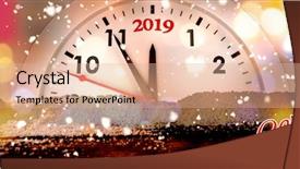  Presentation with merru christmas - Theme having christian new year - merry christmas message against christmas background and a coral colored foreground