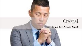  Presentation with christian pray - PPT theme enhanced with christian pray for god background and a lemonade colored foreground