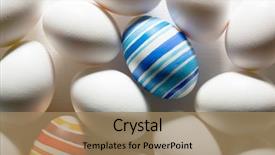  Presentation with eggs egg carton egg box - Slides enhanced with christian rainbow - easter eggs handmade illuminated background and a  colored foreground