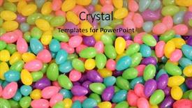  Presentation with pastel - Cool new slide set with christian rainbow - pastel colored easter eggs backdrop and a gold colored foreground