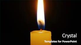 Presentation with christian - Amazing slide deck having christian religion - candle backdrop and a  colored foreground