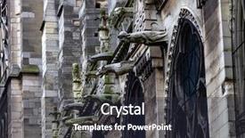  Presentation with notre dame paris france - Slide deck with christian sculpture - notre dame paris gargoyle background and a wine colored foreground