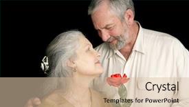  Presentation with black woman - Slide deck having christian valentines - beautiful mature woman receiving background and a  colored foreground