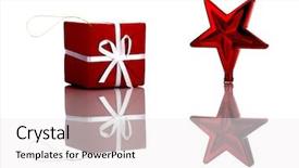  Presentation with christmas borders ornament border - Audience pleasing theme consisting of christian valentines - photo of red christmas ornaments backdrop and a  colored foreground