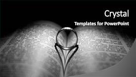 Presentation with christian wedding - Audience pleasing theme consisting of christian valentines - wedding ring and heart shaped backdrop and a black colored foreground