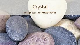  Presentation with christian - Slides enhanced with christian valentines - white colored stone heart surrounded background and a cream colored foreground