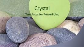  Presentation with christian - Cool new presentation theme with christian valentines - white colored stone heart surrounded backdrop and a mint green colored foreground