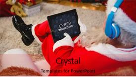  Presentation with using digital tablet - Slide set consisting of christian web - title for celebration of cyber background and a crimson colored foreground