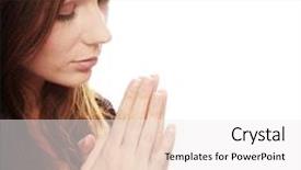  Presentation with youth - Cool new PPT theme with christian youth - closeup portrait of a young backdrop and a sky blue colored foreground