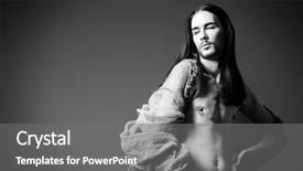  Presentation with jesus christ - Theme featuring christianity portrait of jesus background and a gray colored foreground