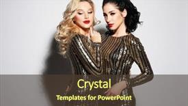  Presentation with luxury lifestyle - Presentation consisting of martini christmas - lifestyle and people concept background and a tawny brown colored foreground