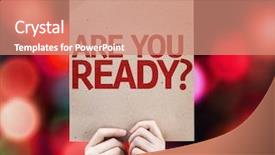  Presentation with ready - Theme featuring christmas 2015 - are you ready card background and a coral colored foreground