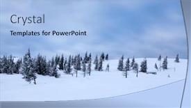  Presentation with christmas magic - Amazing theme having christmas-and-new-year-background backdrop and a light blue colored foreground