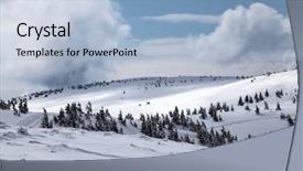  Presentation with new year - Slide deck featuring christmas and new year background background and a  colored foreground