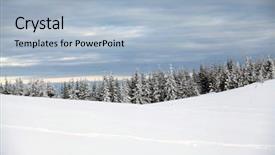  Presentation with christmas magic - Slide set featuring christmas and new year background background and a  colored foreground