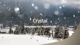  Presentation with new year - PPT theme consisting of christmas and new year background background and a dark gray colored foreground