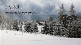  Presentation with new year - Colorful PPT theme enhanced with christmas and new year background backdrop and a light gray colored foreground