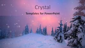  Presentation with christmas magic - Slide deck featuring christmas-and-new-year-background background and a coral colored foreground