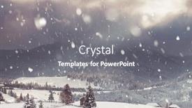  Presentation with christmas magic - Slide deck having christmas-and-new-year-background background and a gray colored foreground