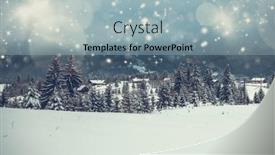  Presentation with christmas magic - Presentation with christmas-and-new-year-background background and a light blue colored foreground