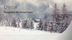  Presentation with christmas magic - PPT layouts consisting of christmas-and-new-year-background background and a light gray colored foreground