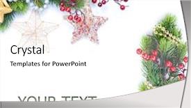  Presentation with frame border - Slides featuring christmas and new year border background and a white colored foreground