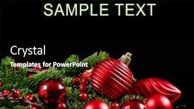  Presentation with border - Theme consisting of christmas and new year border background and a black colored foreground