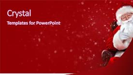  Presentation with new year - Slides having christmas and new year concept background and a black colored foreground