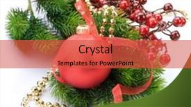  Presentation with new year - Presentation having view of the old town tallinn estonia europa background and a tawny brown colored foreground