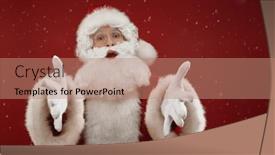  Presentation with new year - Theme consisting of christmas-and-new-year-emotional background and a coral colored foreground