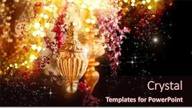  Presentation with design christmas holiday - Theme having christmas-and-new-year-golden background and a wine colored foreground