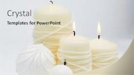  Presentation with year still life christmas - PPT layouts enhanced with christmas and new year still life with burning candles and christmas ornaments isolated on a white background christmas and new year greeting card background and a white colored foreground