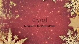  Presentation with new year - Slide set featuring christmas-and-new-year background and a red colored foreground