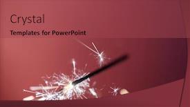  Presentation with christmas party - Cool new presentation with christmas-and-newyear-party-sparkle backdrop and a red colored foreground