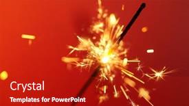  Presentation with sparkle - PPT layouts featuring christmas-and-newyear-party-sparkle background and a  colored foreground