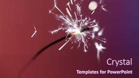  Presentation with christmas party - Theme enhanced with christmas-and-newyear-party-sparkle background and a  colored foreground