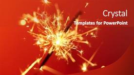  Presentation with sparkle - PPT layouts consisting of christmas-and-newyear-party-sparkle background and a  colored foreground