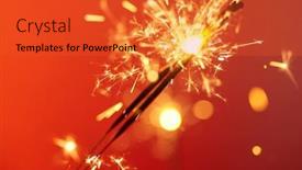  Presentation with sparkle - PPT layouts consisting of christmas-and-newyear-party-sparkle background and a  colored foreground