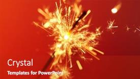  Presentation with sparkle - Presentation design consisting of christmas-and-newyear-party-sparkle background and a  colored foreground