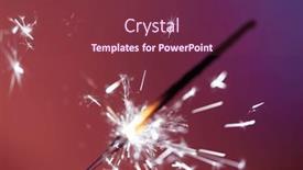  Presentation with christmas party - Presentation featuring christmas-and-newyear-party-sparkle and a violet colored foreground