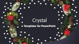  Presentation with flora fauna - Presentation design consisting of variety of flora and fauna background and a dark gray colored foreground