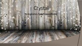  Presentation with snow flakes - Amazing PPT layouts having christmas background - old wood texture with snow backdrop and a light gray colored foreground