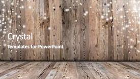  Presentation with texture - Audience pleasing slide deck consisting of christmas background - old wood texture with snow backdrop and a coral colored foreground
