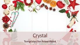  Presentation with rustic wood border - Beautiful PPT theme featuring christmas background border composition backdrop and a lemonade colored foreground