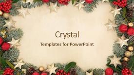  Presentation with gold border - Audience pleasing PPT layouts consisting of christmas background border with gold backdrop and a lemonade colored foreground