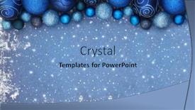  Presentation with new season - Presentation consisting of christmas-background-of-sparkling-glitter background and a light blue colored foreground