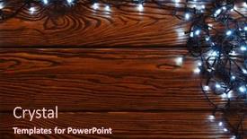  Presentation with free christmas - Presentation design featuring christmas-background-vintage-planked-wood background and a wine colored foreground