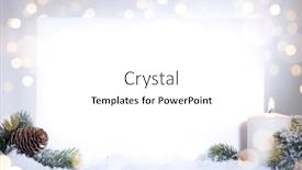  Presentation with burning paper - Colorful presentation design enhanced with christmas background with blank paper backdrop and a white colored foreground