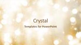  Presentation with blur - PPT theme consisting of celebration - christmas background with blur golden background and a cream colored foreground