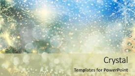  Presentation with abstract light - PPT layouts enhanced with christmas background with holiday light background and a soft green colored foreground